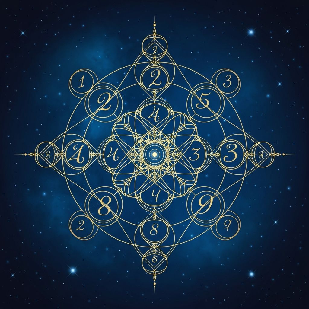 Números sagrados y geometría mística