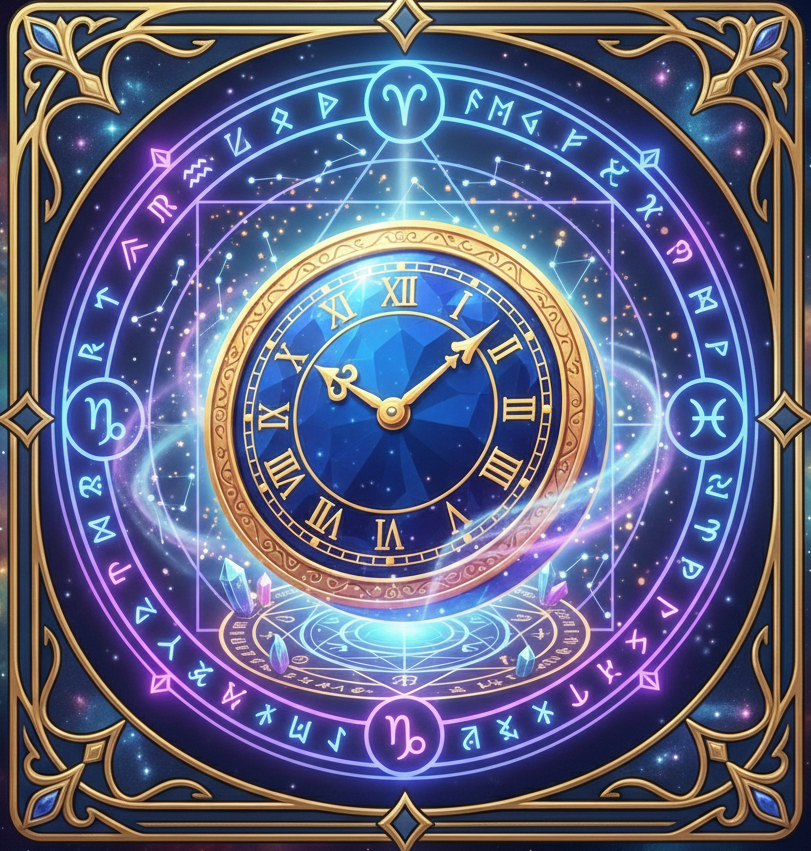Icono de reloj representando tiempo sagrado